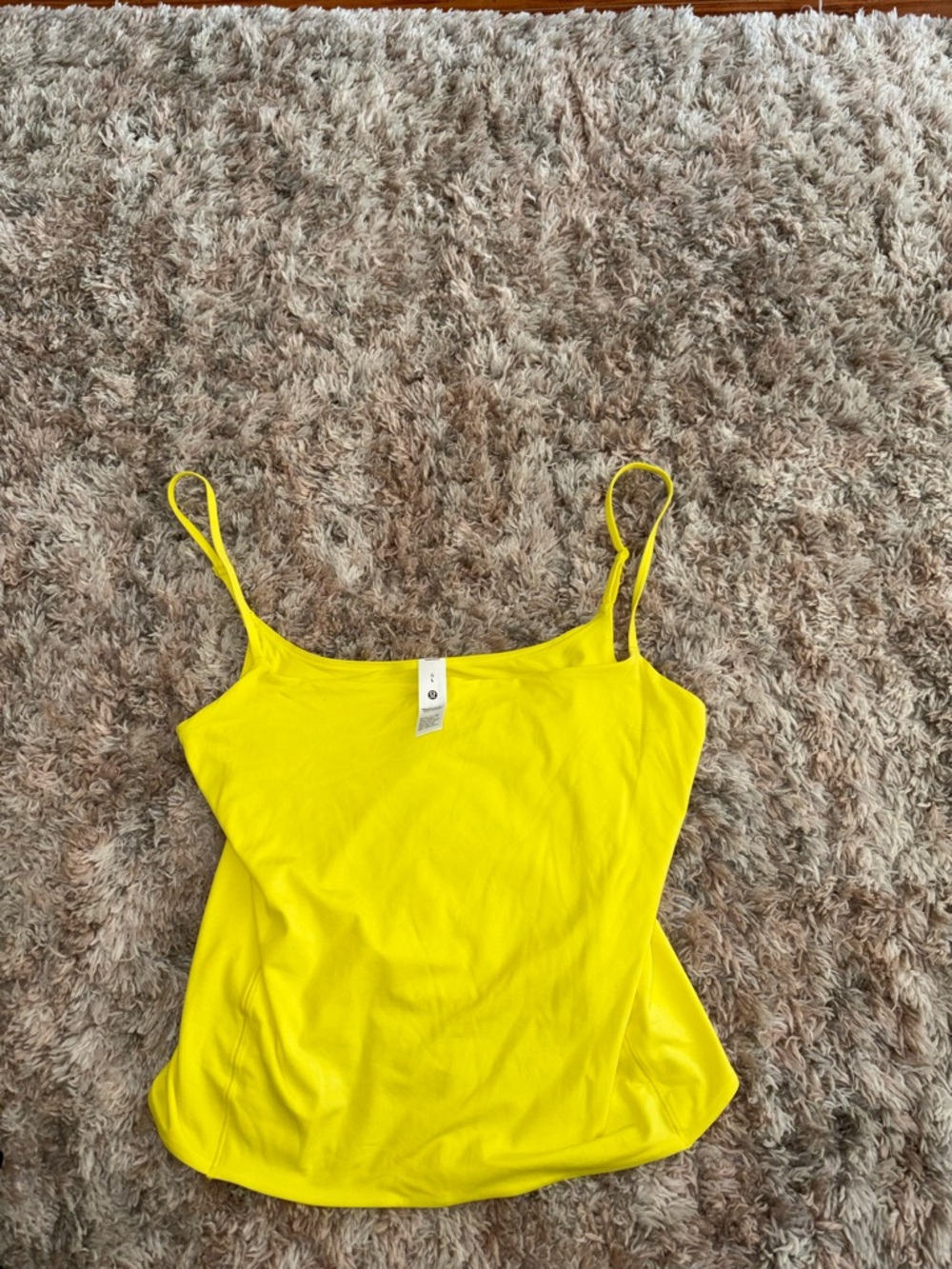 Yellow Lululemon Spaghetti Strap Tank Top - Women's